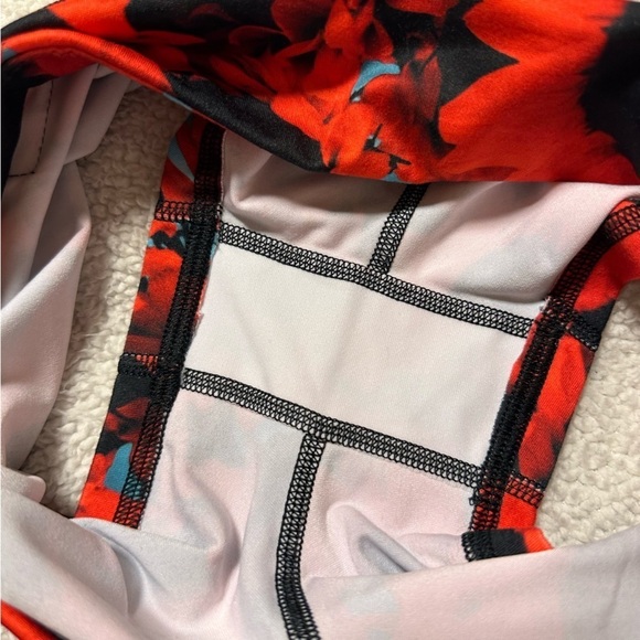 FLEO Red Sunflower Shorts OG CrossFit Bike Short Booty Originals - Picture 6 of 8